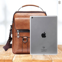 Leather Shoulder Bag - EleganceLuxe-Light Brown-State of Style