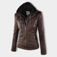 Leather Women's Summer Jacket - Amara-Khaki-S-State of Style