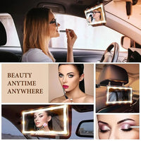 LED Auto Make-up Mirror - GlimVue-Black-State of Style