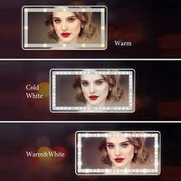 LED Auto Make-up Mirror - GlimVue-Black-State of Style