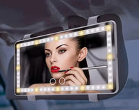 LED Auto Make-up Mirror - GlimVue-Black-State of Style