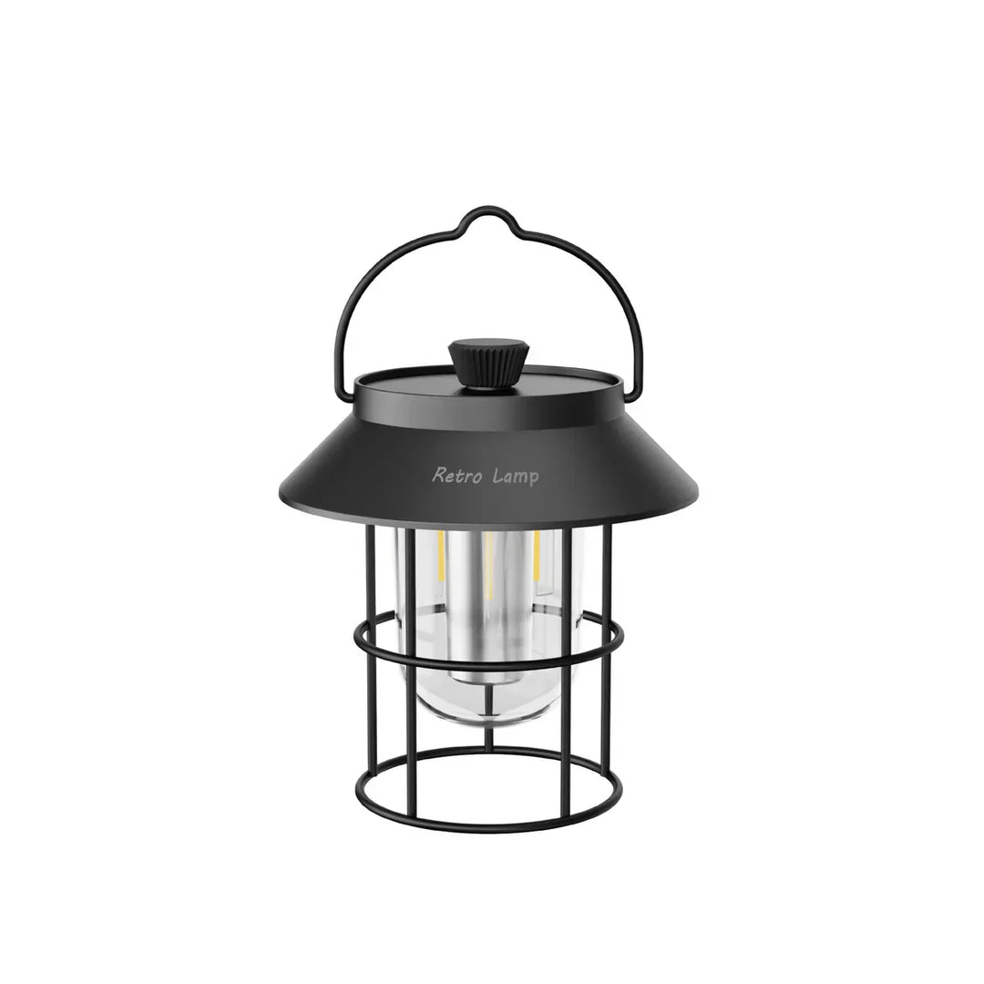 LED Camping Lantern - CampGlow-Black-State of Style
