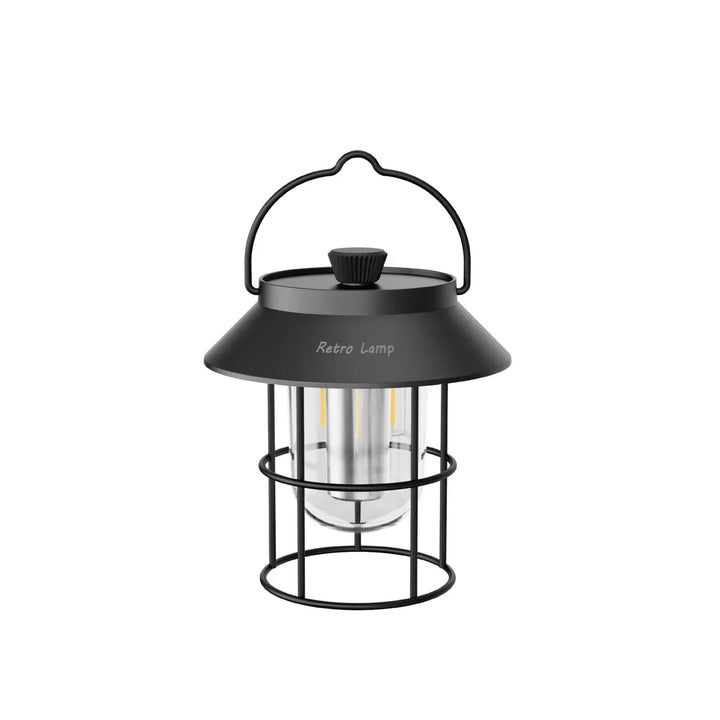 LED Camping Lantern - CampGlow-Black-State of Style