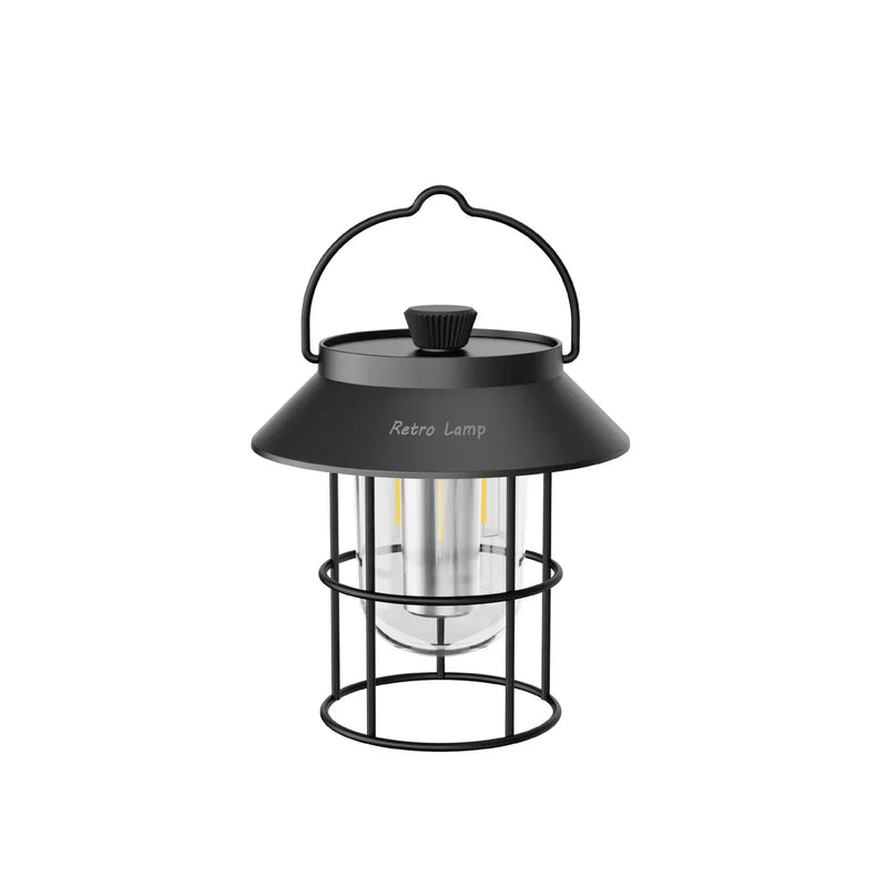 LED Camping Lantern - CampGlow-Black-State of Style