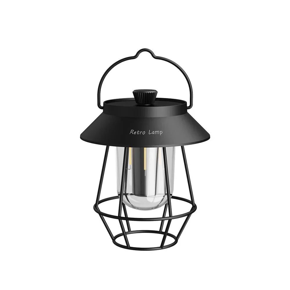 LED Camping Lantern - CampGlow-Black-State of Style