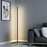 LED Design Corner Lamp with Remote Control – Viorra-Black-RGB + Warm + Cool Dimmable White-State of Style