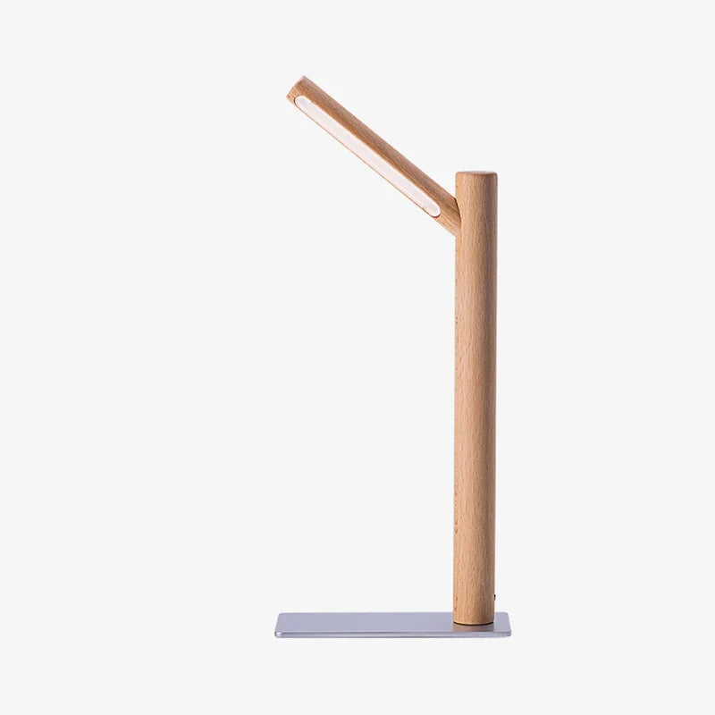 LED Desk Lamp with 360° Adjustable Head - Flexura-Walnut-State of Style