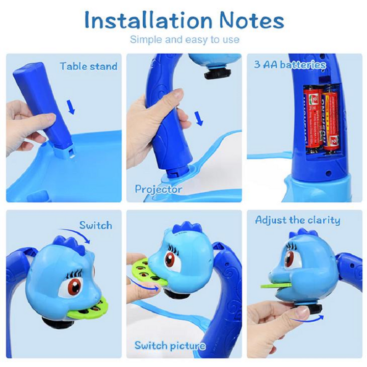 LED Drawing Projector with Music for Creative Kids - ArtBuddy-Pink-State of Style