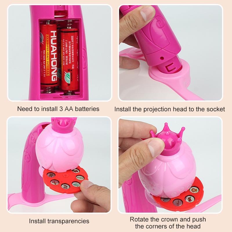 LED Drawing Projector with Music for Creative Kids - ArtBuddy-Pink-State of Style