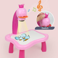 LED Drawing Projector with Music for Creative Kids - ArtBuddy-Pink-State of Style