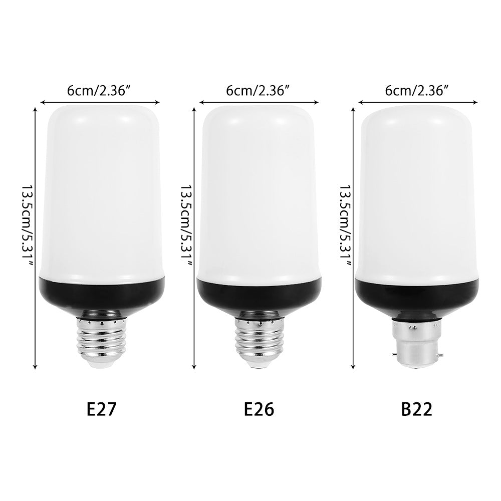 LED FLAME LIGHT PARTY LAMP - 4 MODES SIMULATING FIRE-E14 3Modes A-State of Style