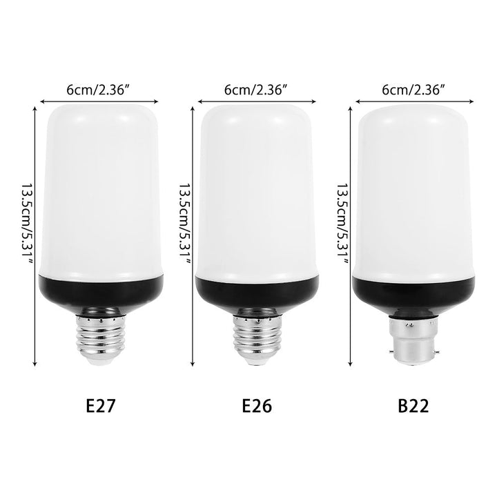 LED FLAME LIGHT PARTY LAMP - 4 MODES SIMULATING FIRE-E14 3Modes A-State of Style