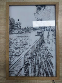 LED Lighting Painting – Luminza-Bridge-23x17cm-State of Style