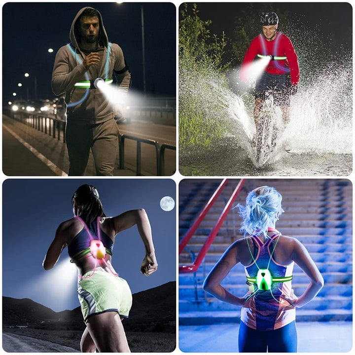 LED Safety Vest for Running - ReflectSafe-State of Style