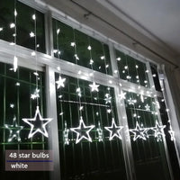 LED Star Garland - StarryGlow-Button Control-Warm/White-State of Style