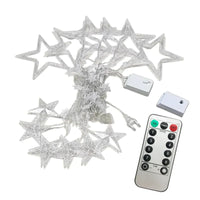 LED Star Garland - StarryGlow-Button Control-Warm/White-State of Style