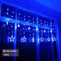 LED Star Garland - StarryGlow-Button Control-Warm/White-State of Style