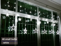 LED Star Garland - StarryGlow-Button Control-White-State of Style