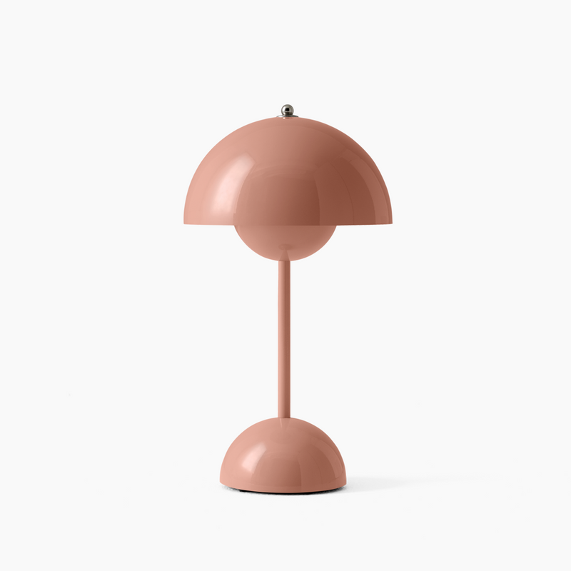 LED Table Lamp - LumiSphere-Beige Red-State of Style