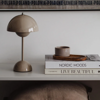 LED Table Lamp - LumiSphere-Grey-State of Style