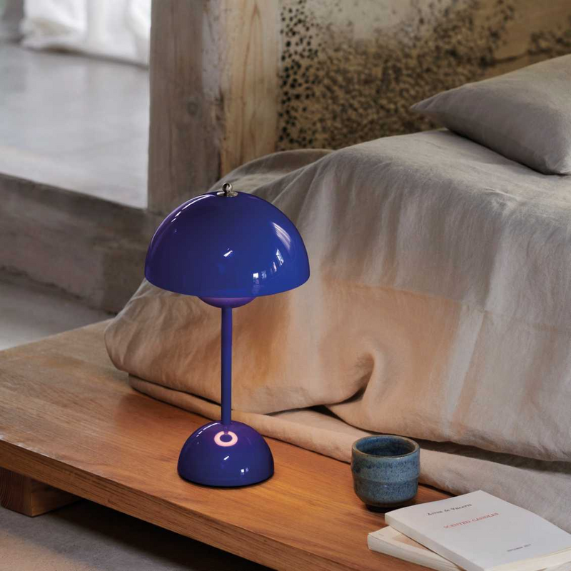 LED Table Lamp - MoonGlow-Blue-State of Style