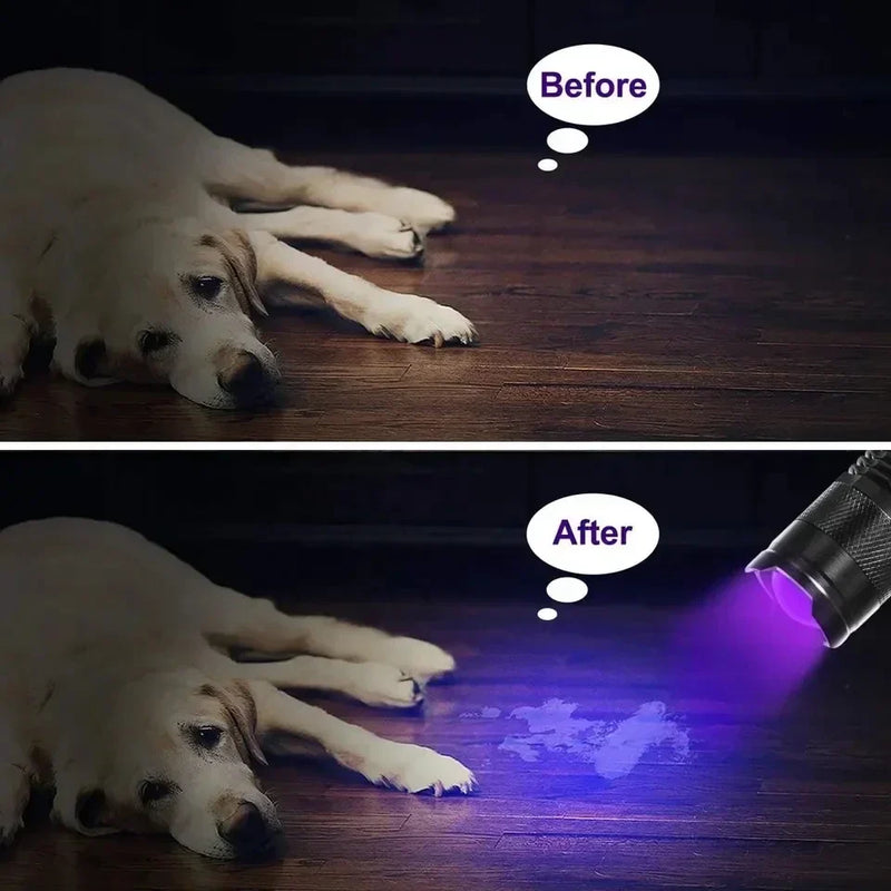 LED UV FLASHLIGHT - ULTRAVIOLET INSPECTION LAMP FOR PET URINE SPOTS AND STAIN DETECTION-State of Style