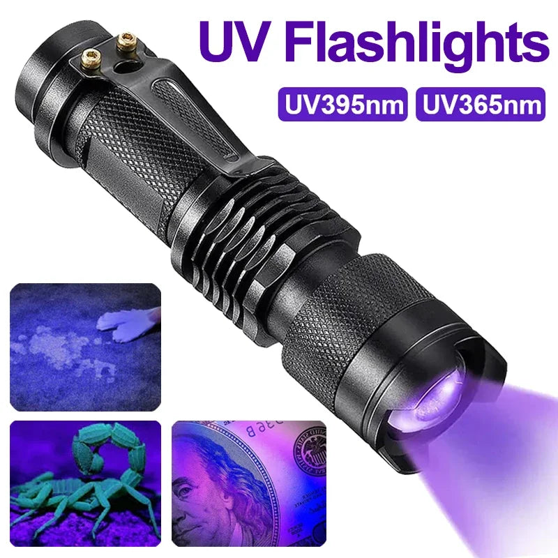 LED UV FLASHLIGHT - ULTRAVIOLET INSPECTION LAMP FOR PET URINE SPOTS AND STAIN DETECTION-State of Style