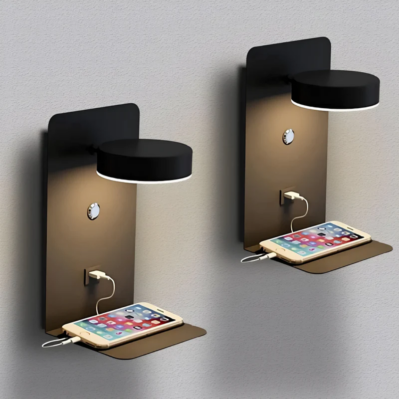 LED Wall Lamp - PowerGlow-black-EU-State of Style