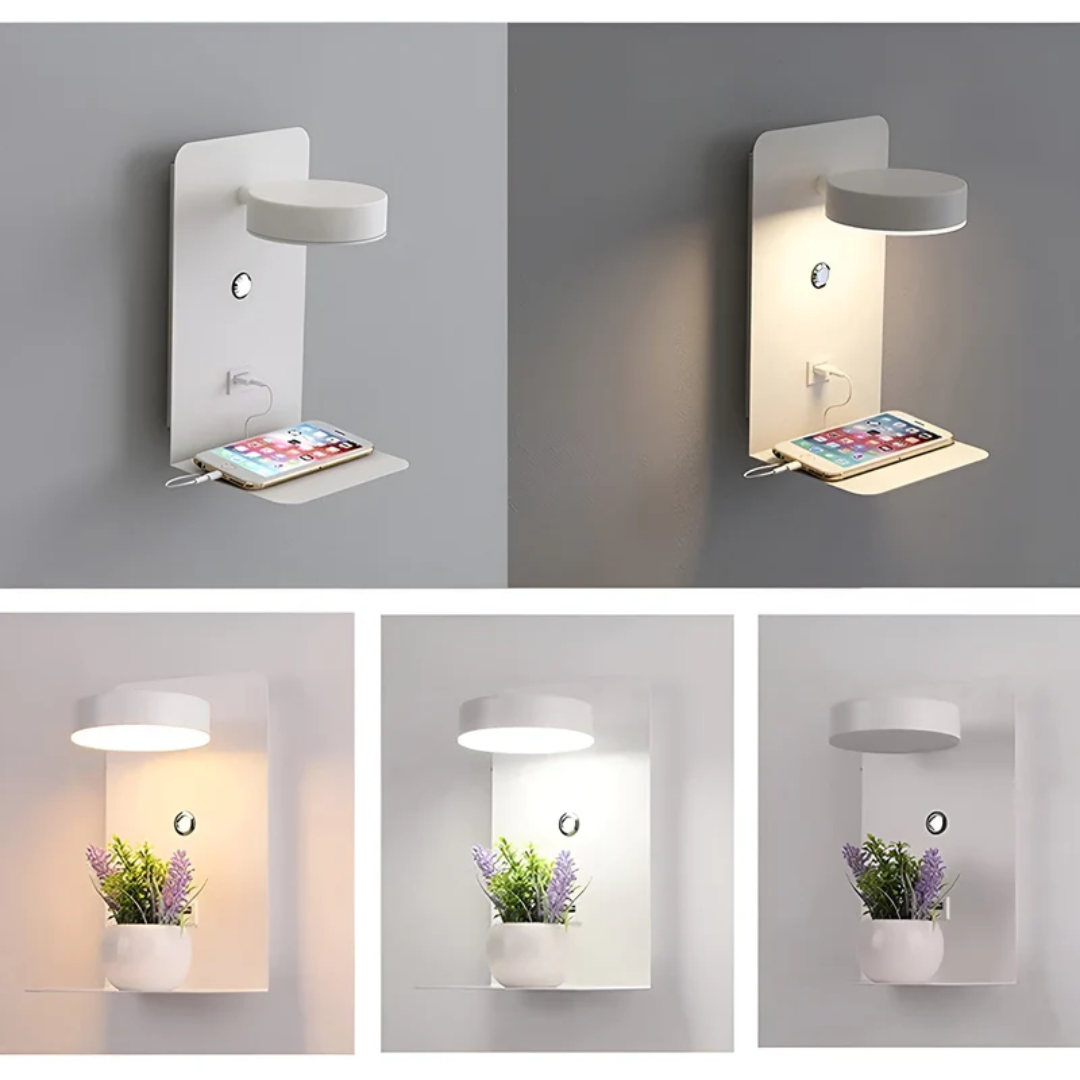 LED Wall Lamp - PowerGlow-black-EU-State of Style