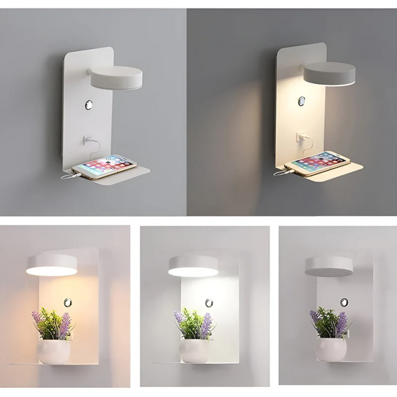 LED Wall Lamp - PowerGlow-black-EU-State of Style