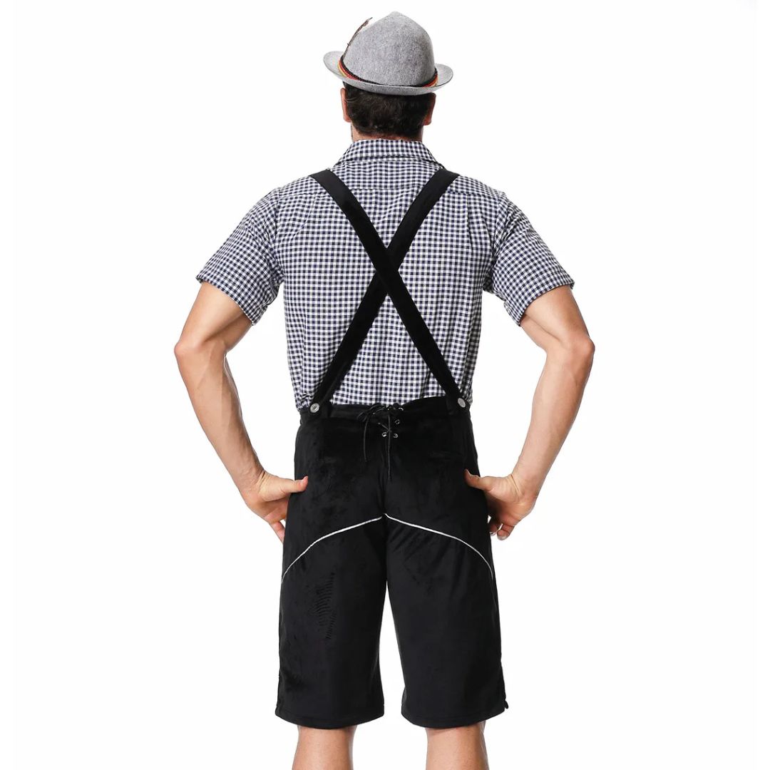 Lederhosen Carlos – Authentic Bavarian Oktoberfest Costume-Brown-M-State of Style