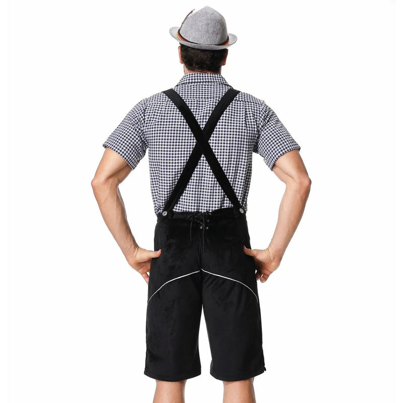 Lederhosen Carlos – Authentic Bavarian Oktoberfest Costume-Brown-M-State of Style