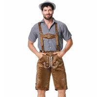 Lederhosen Carlos – Authentic Bavarian Oktoberfest Costume-Brown-M-State of Style