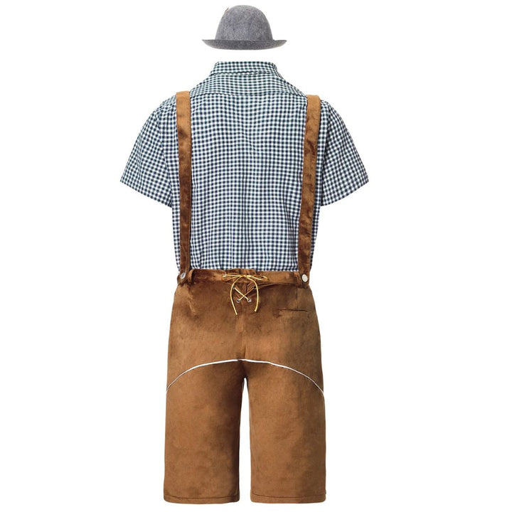 Lederhosen Carlos – Authentic Bavarian Oktoberfest Costume-Brown-M-State of Style