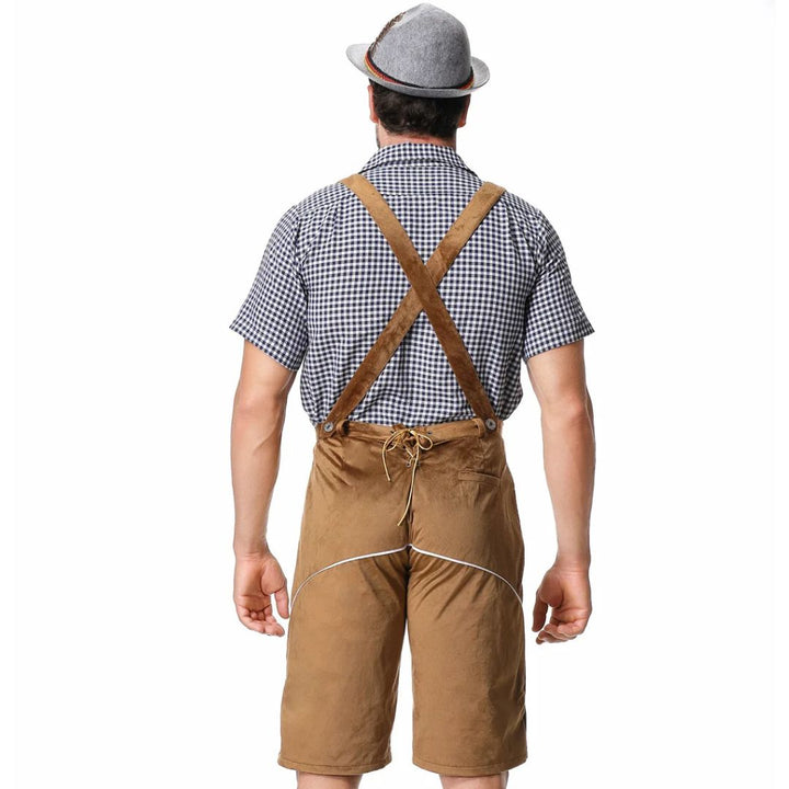 Lederhosen Carlos – Authentic Bavarian Oktoberfest Costume-Brown-M-State of Style
