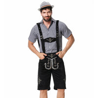 Lederhosen Carlos – Authentic Bavarian Oktoberfest Costume-Brown-M-State of Style