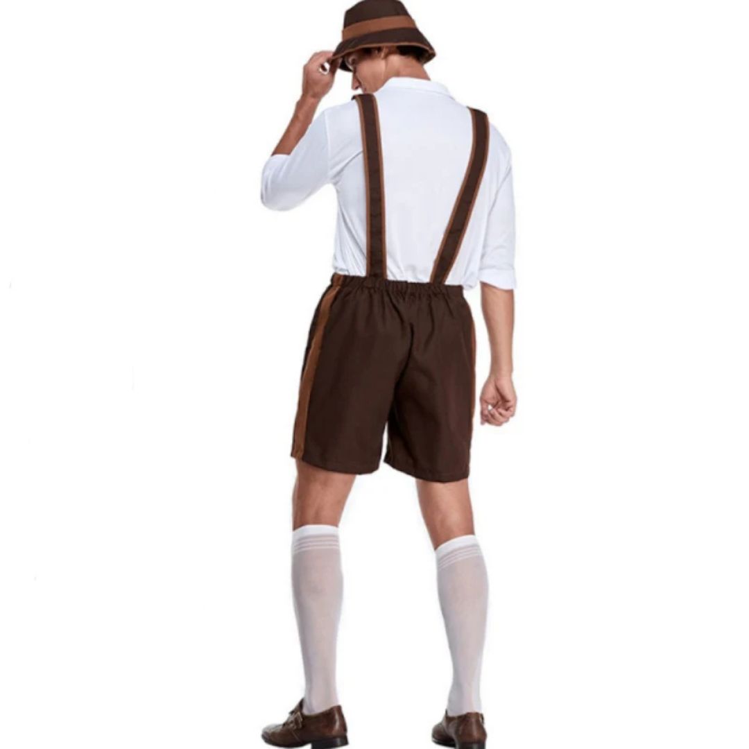 Lederhosen Timothy – Traditional Bavarian Oktoberfest Costume Set-XS-State of Style