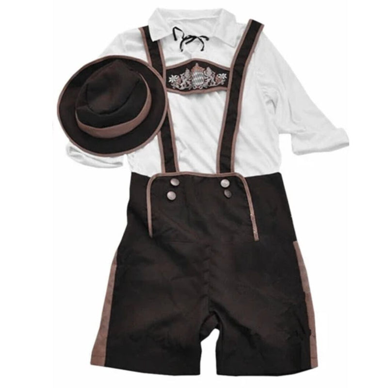 Lederhosen Timothy – Traditional Bavarian Oktoberfest Costume Set-XS-State of Style