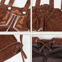 Lederhosen Vincent – Complete Oktoberfest Outfit with Suspenders-Khaki-S-State of Style