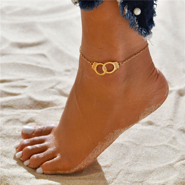 Leg Beautiful | Pearl Leg Jewelry for Women-Crystal Gold-State of Style