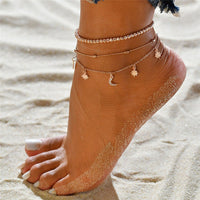 Leg Beautiful | Pearl Leg Jewelry for Women-Crystal Gold-State of Style