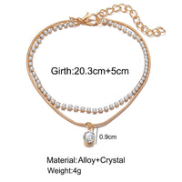 Leg Beautiful | Pearl Leg Jewelry for Women-Crystal Gold-State of Style