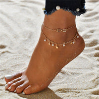 Leg Beautiful | Pearl Leg Jewelry for Women-Crystal Gold-State of Style