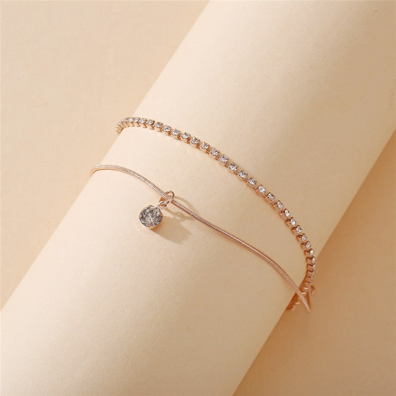 Leg Beautiful | Pearl Leg Jewelry for Women-Crystal Gold-State of Style