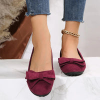 Leilanie Orthopaedic Flat Shoes – Stylish Comfort for Every Step-Dark Red-4.5-State of Style