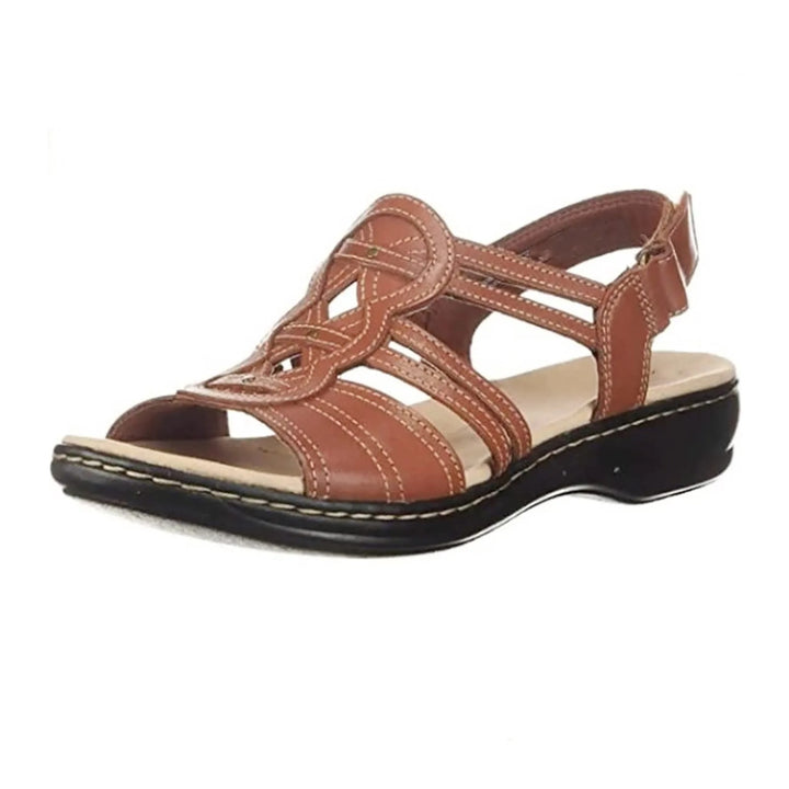 Lena - Orthopedische rode sandalen-Rood-35-State of Style