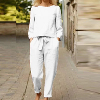 Lenora Linen Set | Spring & Summer Outfit | Comfortable & Stylish-White-M-State of Style