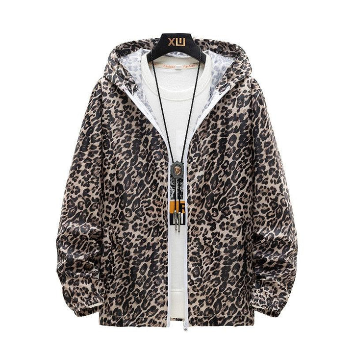 Leopard Print Jacket | Stylish and Bold Women's Outerwear-Coffee Yellow-S-State of Style