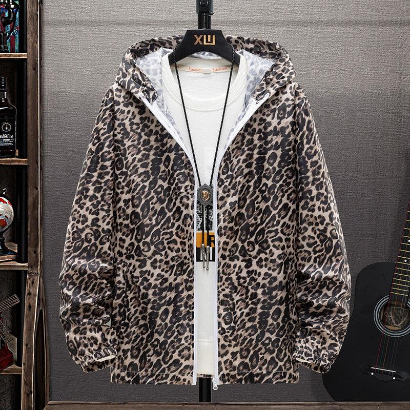 Leopard Print Jacket | Stylish and Bold Women's Outerwear-Coffee Yellow-S-State of Style
