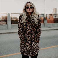 Leopard Print Women's Coat | Stylish and Warm Outerwear-Leopard-S-State of Style